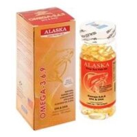 Alaska Deep Sea Fish Oil Omega - 3,6,9 ngừa xơ vữa động mạch chai 100 viên