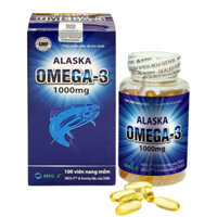 Alaska Omega-3 1000mg, hỗ trợ cải thiện bệnh tim mạch và thị lực