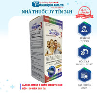 ALASKA OMEGA 3 WITH COENZYM Q10 HỘP 100 VIÊN DẦU CÁ