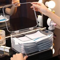 [Alasuo] Hộp đựng đồ để bàn Mỹ phẩm Giỏ đựng mặt nạ trong suốt Ngăn kéo Mặt nạ chống bụi Hộp phân loại mặt nạ [VN]