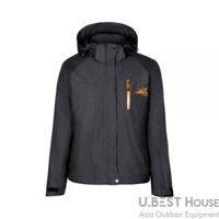 Alayna – Áo khoác chống thấm nữ Stowaway Rain Jacket – Màu đen6230