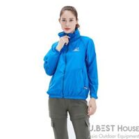Alayna – Áo khoác gấp gọn Too Cool Jacket – Xanh da trời