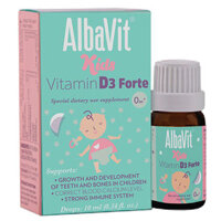 Albavit Kids Vitamin D3 Forte, hỗ trợ tăng cường hấp thụ canxi