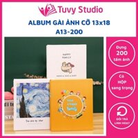 Album ảnh 13x18 đựng 200 ảnh có hộp nhiều mẫu bìa mới sẵn hàng tại Tú Vy Studio
