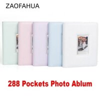 Album ảnh máy ảnh tức thì ZAOFAHUA, Sách sưu tập 288 túi Lưu trữ hình ảnh 3 inch, Vé rạp chiếu phim Bộ sắp xếp thẻ tem dung lượng lớn cho Fujifilm Instax Mini 12 / 11 / 9