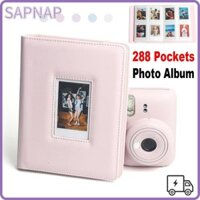 Album ảnh máy ảnh tức thì SAPNAP, Vé rạp chiếu phim 288 Túi lưu trữ hình ảnh 3 inch, Bộ sưu tập tem sách dung lượng lớn Thẻ tổ chức cho Fujifilm Instax Mini 12 / 11 / 9