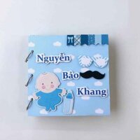 Album ảnh scrapbook cho bé trai