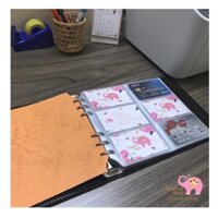 Album ảnh, sổ đựng card 360 card Heeton bìa da siêu đẹp