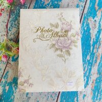 Album đựng 200 ảnh 13x18 bìa cứng bọc lụa ( lụa giấy )
