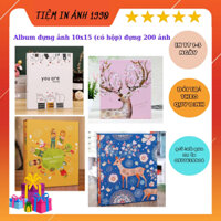 Album đựng ảnh 10x15  đựng 200 ảnh có hộp cao cấp