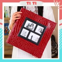 Album đựng ảnh hỗn hợp 9x12, 10x15, 13x18, 15x21 size lớn đựng được 660 ảnh bìa vân cá sấu sang trọng