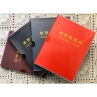 Album Đựng Tiền Cố Định 20 Trang 3 Ngăn Trong Suốt Đựng Được 60 Tờ, hàng chuẩn loại 1
