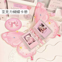 🌟Album Thẻ Acrylic Hình Bướm Phong Cách INS, Thiết Kế Đẹp, Lưu Trữ Thẻ Cứng Dành Cho Fan Hâm Mộ.