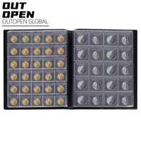 Album tiền xu OUTOPEN Đồ dùng sách kỷ niệm Giá đỡ người sưu tập
