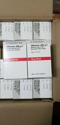 Albuman 200 g/l – Human Albumin 20% 50ml Dung dịch tiêm truyền bù đạm huyết tương hiệu quả hà lan