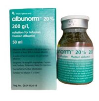 Albunorm 20% 50ml (Human Albumin) Octapharma – Thuốc điều trị giảm thể tích máu