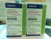 Albutein 20% 50 ml (10 g /50 ml) Grifols Human Albumin Mỹ chống sốc