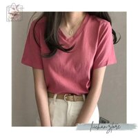 [ALC017] Áo thun nữ trơn cộc tay