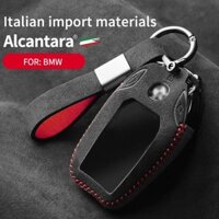 Alcantara Cho Xe BMW 7 Series LCD Chìa Khóa 730Li740 5 Series 530Le Lông Lật X5X7 Thông Minh 6 Series 630GT Khóa Phụ Kiện