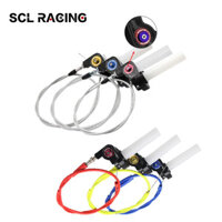 Alconstar Racing Aluminum Handle Throttle Grip Hand Grips 1/4 Quick Twist Gas throttle Settle With Throttle Cable For KT CRF