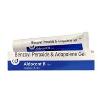 Aldocont B Benzoyl peroxide adapalene gel – Kem trị mụn 15g (15g)
