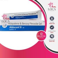 Aldocont B gel adapalene 0.1% & benzoyl peroxide 2.5%- kem trị mụn trứng cá, mụn viêm, sưng, mụn mủ