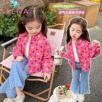 ALENA 🧡🧡🧡 Áo Sơ Mi Nữ Mùa Xuân Thu Trẻ Em Phiên Bản Hàn Quốc Áo Sơ Mi Dài Tay Áo Khoác Cardigan Thời Trang Cho Bé Gái Áo Khoác Dài Tay Cho Bé Gái Áo Khoát Bé Gái Đẹp Áo Khoác Bé Áo Khoác Bé Gái 10 Tuổi Áo Khoác Trẻ Em Gái