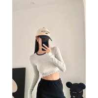 Alexander Wang Ladies T Summer New Slim Fit Short Sleeve Round Neck Pullover Versatile Shirt
