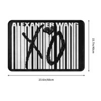 Alexander Wang Logo (2) Thảm Cửa Nhà Thảm Thảm Ngoài Trời 40 * 60cm Thảm Chống Trơn Trượt Thảm Cửa Chống Trượt Sân Vườn Sàn Lối Vào Thảm Cửa Nhà Bếp
