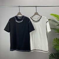 Alexander Wang Short Sleeve T Ink Splash Letter Print Pattern Unisex Pullover Shirt In Stock