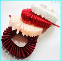 Alia Thời Phục Hưng Cổ Xù Mũi Retro Webbing Chú Hề Cosplay Lớp Choker Vòng Cổ Quấn Khăn Victoria Costu