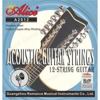 Alice A2012 12 Dây Đàn Guitar Acoustic Bộ Thép Hợp Kim Đồng Cuộn Dây