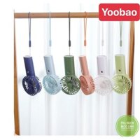 ✥☘️LIÊN TỤC 30 TIẾNG☘️ Quạt cầm tay Yoobao F03 6000 mah tặng dây đeo - mini để bàn sạc tích điện pin cực khỏe