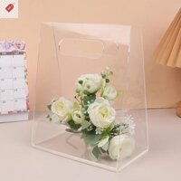 Alik Acrylic Túi Hoa Acrylic Trong Suốt Hộp Hoa Có Thể Tái Sử Dụng Túi Mua Sắm Sáng Tạo Hoa Tiếp Liệu Bao Bì Cho Ngày Lễ Tình Nhân VN