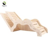 Alison Hamster Thang Đường Hầm Bằng Gỗ, Thang Leo Hamster Tự Nhiên Bằng Gỗ, Đồ Chơi Hamster Khám Phá Đào Leo Đường Trượt