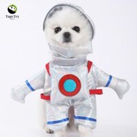 Alison Mèo Phi Hành Gia Trang Phục, Chó Polyester Cosplay Không Gian Phù Hợp Với Quần Áo Mèo Phi Hành Gia Spacesuit, Ngộ nghĩnh Siver Mềm Mèo Trang Phục Hóa Trang Tiệc Cosplay