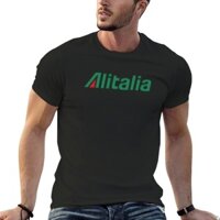 Alitalia mới. Soca Aerea Italiana Áo Thun Cổ Điển Quần Áo Quá Khổ Áo Thun Tùy Chỉnh Áo Sơ Mi Thiết Kế Áo Thun Cho Nam