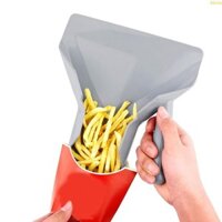 Alittle Chip Muỗng Xẻng Khoai Tây Chiên Pháp Dụng Cụ Nhà Bếp Bằng Nhựa Xẻng Khoai Tây Chiên Burger Bao Bì Tiện Ích 2 Kiểu Chọn