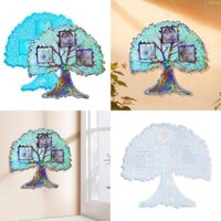 Alittle DIY Khung Ảnh Khuôn Silicon Cây Lớn Khung Ảnh Treo Tường Để Bàn Trang Trí