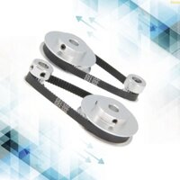 Alittle GT2 Bánh xe đồng bộ 20 60 răng 8mm Ròng rọc thời gian lỗ khoan 2 bộ với chiều dài 2 chiếc