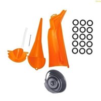 Alittle Nhỏ Giọt Frees Bộ Phễu Lọc Dầu Bền Bộ Thay Thế