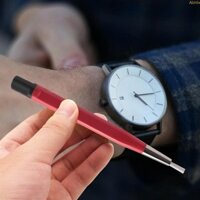 Alittle Scratch Brush Pen Set Thép Đồng thau Đầu sợi thủy tinh Loại bỏ rỉ sét Bút làm sạch Đồng hồ Công cụ làm sạch điện tử Watchm