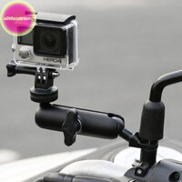 Alittlesetrtomj Xe Máy Xe Đạp Giá Đỡ Camera Tay Cầm Gương Gắn Cho GoPro Hero VN