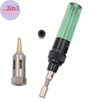 Alittlesetrtu 3 trong 1 Hàn Sắt Bộ Bút Hàn Đốt Gas Hàn Sắt Butan Đầu Dụng Cụ VN