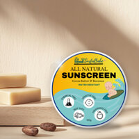 All Natural Cocoa Butter Sunscreen (Plant-Based) | Kem chống nắng bơ ca cao hoàn toàn tự nhiên (có nguồn gốc thực vật)