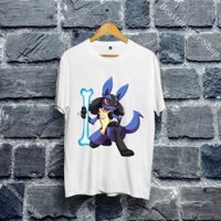 [ALL SALE]😍Áo Phông Lucario - Áo Phông Lucario Mega - Lucario T-Shirt cá tính - LCR-001