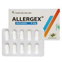 Allergex 8mg điều trị mày đay vô căn mạn tính, viêm mũi dị ứng theo mùa