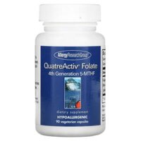 Allergy Research Group QuatreActiv Folate 4th Generation 5-MTHF 90 Vegetarian Capsules