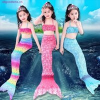 Allgoodsmx Đồ Bơi Nàng Tiên Cá, Đồ Bơi Bơi Đuôi Cá Bộ Đồ Bơi, Đầm Công Chúa Dễ Thương Thiết Kế Thời Trang Quần Áo Đi Biển Mùa Hè Mặc Đi Biển Trẻ Em