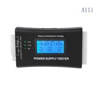 Alli 20 24 Pin ATX HDD Power Supply Test Checker Meter Đo LED Chỉ Báo Công Cụ Chẩn Đoán Cho Máy Tính PC